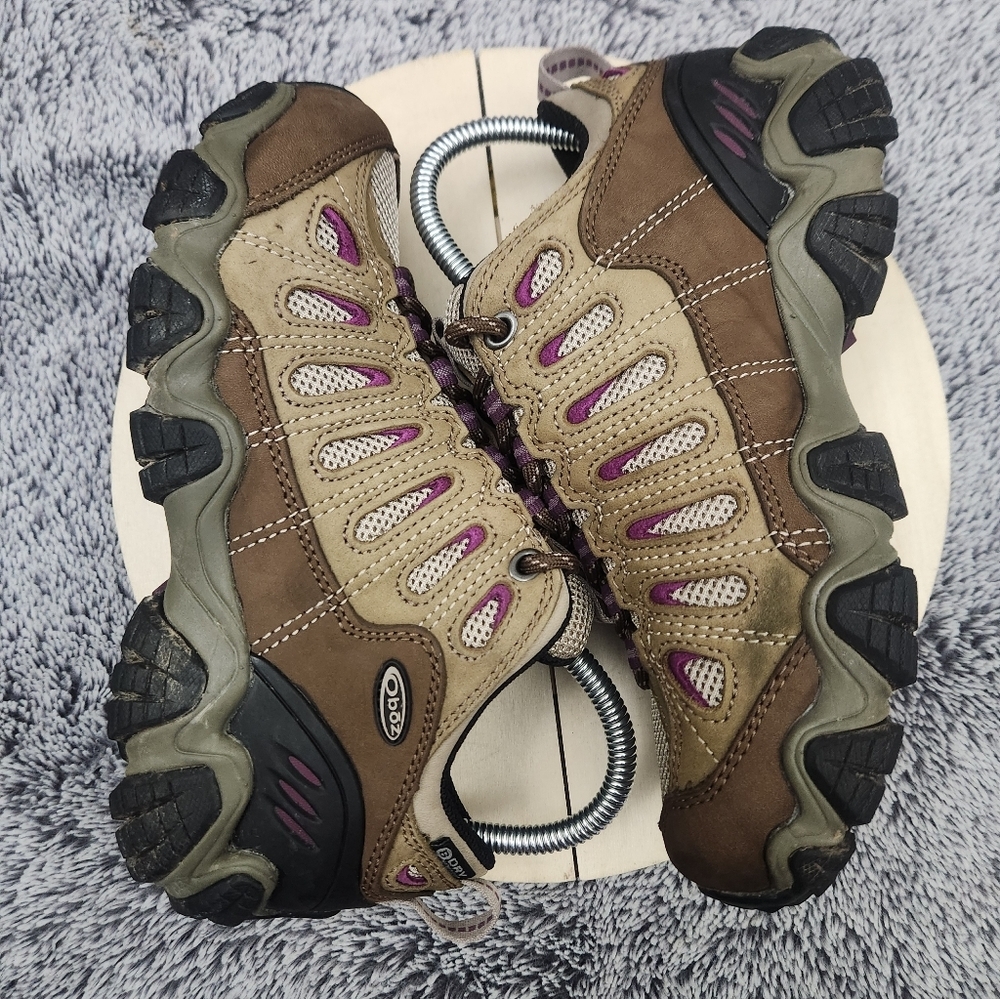 Oboz Sawtooth II Brown Hiking Low Top Boots Women's Size 6.5 - Picture 4 of 8